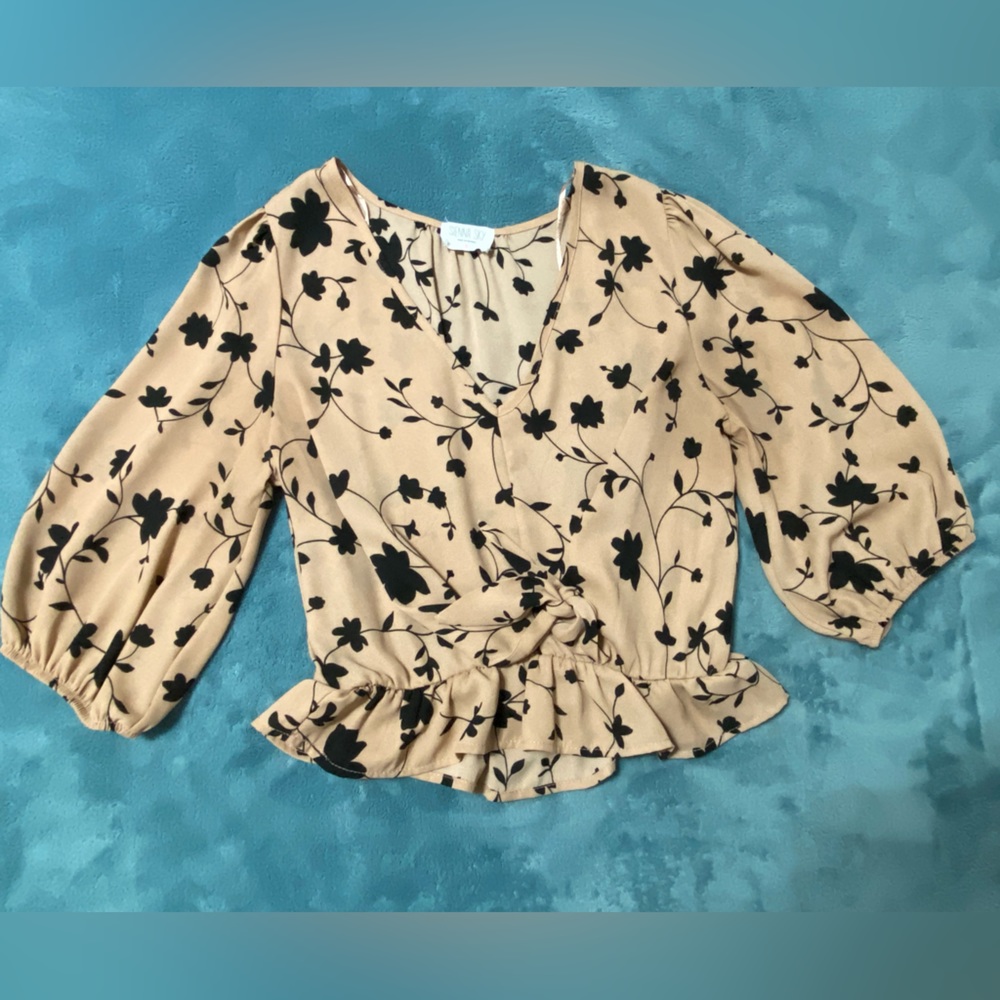 Sienna sky blouse